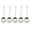 B, variant on YIFAEUX 5Pcs 10/20/40/60/75LB Finger Gripper High Elasticity Ergonomic Design Comfortable Grip Finger Exerciser Silicone Finger Flexion Extension Training Device