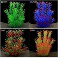 thumbnail image 3 of Large Aquarium Plants Artificial Plastic Fish Tank Plants Decoration Ornament for All Fish (Red), 3 of 4