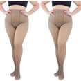 thumbnail image 1 of Outfmvch Collants Résille, Bas Collants à Travers Collants de Base Grands 80g de Bas Taille Collants Viande Collants Doublés en Molleton Femmes Collants Chauds Gris 4 Taille Unique, 1 of 9