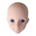 thumbnail image 3 of TOOYFUL Mannequin Training Head, Practice Makeup Doll, Portable Model, Cosmetology Face Head for Eyelash Extensions Beginner Grafting Blue Eyes, 3 of 9