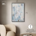 thumbnail image 5 of Tropic Ice Canvas Print Calming Blue Wall Art by Art Remedy, Black Frame, 24 x 36, 5 of 7