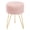 Pink, variant on CONCETTA Round Vanity Stool, Upholstered Accent Stool for Makeup Room, Bedroom, Living Room,Pink