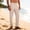 Pants-379Khaki, variant on formal Pants Men Pintuck Detail Straight Leg Solid Color Dress Pants Breathable Linen Pants Lightweight Business Casual Office Daily Wear