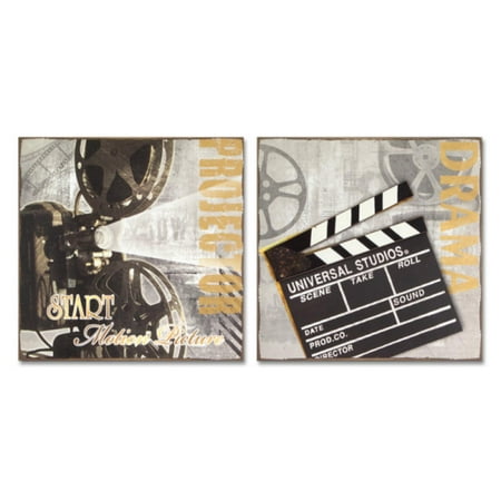 UPC 746427584951 product image for Pack of 8 Classic Movie Plaques 10.5