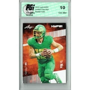 Bo Nix 2023 Leaf HYPE! #103A Only 5000 Made! NFL Draft Pick Rookie Card PGI 10