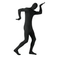 thumbnail image 1 of Traje de cuerpo completo cómodo y transpirable unisex para Halloween, disfraces de cosplay para mujeres y hombres, negro, XXL, 1 of 3