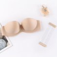 thumbnail image 1 of 1pcs Bra Push Up Clear Back Straps Wedding Party Invisible Bra Strapless Padded, 1 of 5