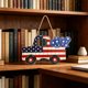 thumbnail image 5 of 4th July Patriotic Wooden Hanging Sign Gnome Cozy Home Round Wall Decor Designed Specifically For Independence Day Home Decoration, 5 of 6