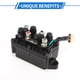 thumbnail image 5 of Conjunto de relé de interruptor solenoide de winch ATV 12V 8 terminales para Arctic Cat, plástico duradero, metal negro, 5 of 6