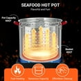 thumbnail image 4 of Rugerasy 60 QT Turkey Fryer,Outdoor Deep Fryer,Aluminum Seafood Boiler Steamer with Regulator,Fish Fryer Pot with Propane Stove Burner Stand and Thermometer Kit,Black + Aluminum, 4 of 8