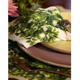 thumbnail image 4 of Ma Perle Maidenhair Collection 18"W x 18"H Green Polyester Napkins (Set of 2), 4 of 4