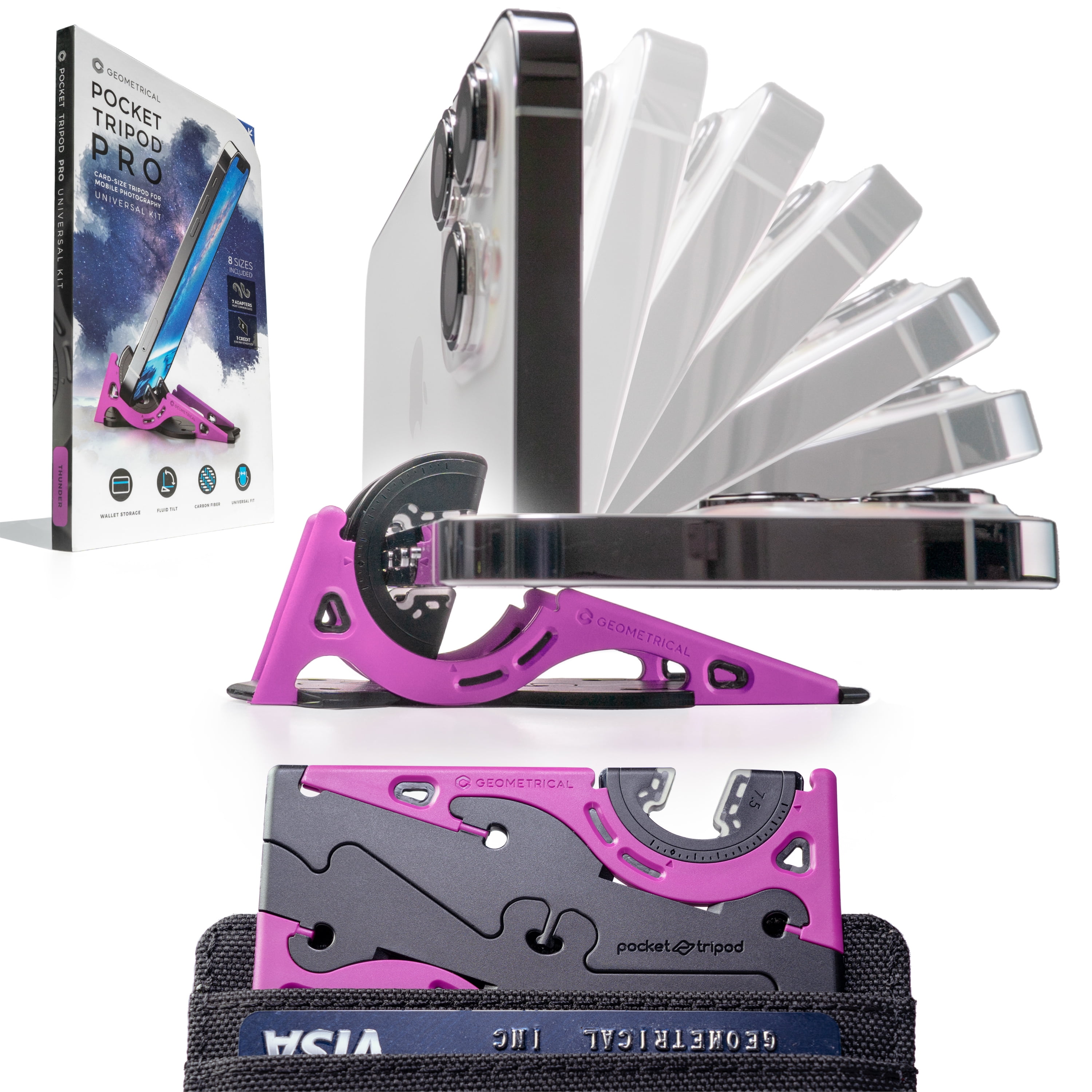 Pocket Tripod Pro by Geometrical Portable Phone Tripod for iPhone