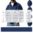 thumbnail image 7 of GUZOM Mens Full Zip Fleece Jacket,Loose Fit Stand Collar with Zipper Pockets,Purple,Size M, 7 of 7