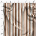 thumbnail image 2 of Soimoi Brown Fabric - By the Yard - 56 Inch Wide - Stripes - Timeless Appeal with Classic Stripes Printed Fabric, 2 of 6