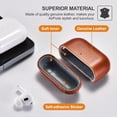 thumbnail image 3 of Funda ICARER AirPods Pro 3 100% piel auténtica marrón, 3 of 6