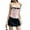 Pink, variant on Women Y2k Corset Tops Off Shoulder Crop Tube Tops Fishbone Bandeau Party Clothes