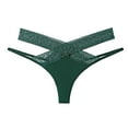 thumbnail image 1 of Ketyyh-chn99 Culottes en Coton pour Femmes, Strings Mode pour Femmes, Taille Basse, Bikini Extensible en Coton, Vert, TG, 1 of 5