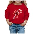 thumbnail image 1 of MIASHUI Winter Girls Pullover Sweatshirts Cozy Christmas Hoodie with Snowflake Print Trendy Design for Kids Apparel, 1 of 4