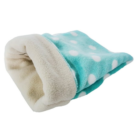 Purrfect Polka Dot Lovely Plush Sleeping Bag Mini Pet Bed Nest for Guinea Pig Hamster