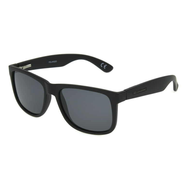 Foster Grant Mens Deep Dish Way Sunglasses, Size: One size, Black