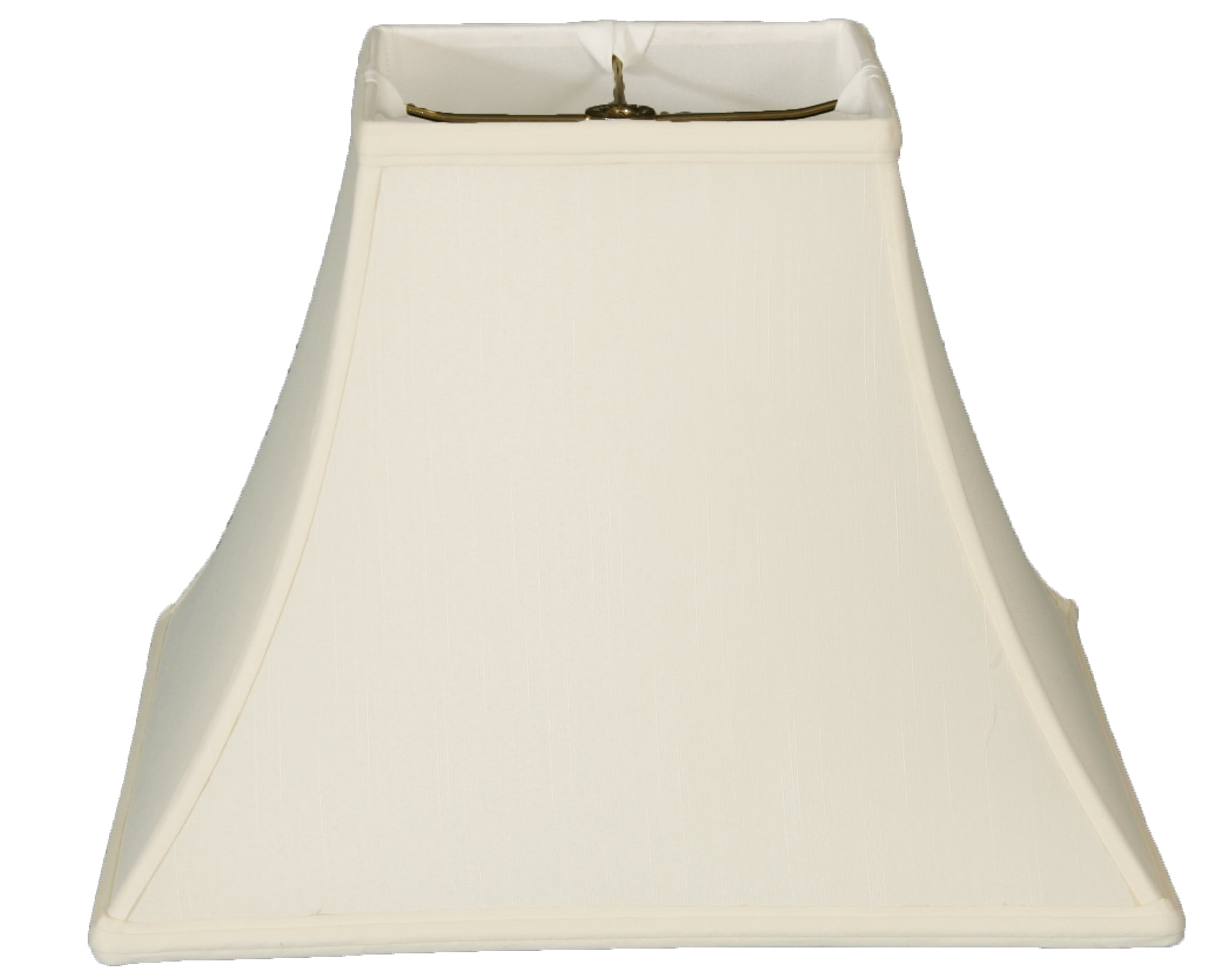Royal Designs 12" Square Bell Lamp Shade White