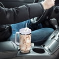 thumbnail image 4 of Yayeee 40oz Stainless Steel Tumbler with Straw and Handle Double-Wall Insulated Travel Water Bottle, Cartoon Goose Pattern, 4 of 8