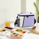 thumbnail image 4 of Xihbxyly Bolsa Térmica para Almuerzo, Bandolera de Picnic de Gran Capacidad, Diseño Impermeable y a Prueba de Fugas, Forro Suave y Duradero con Aislamiento de Aluminio, Ideal para Trabajo, Camping y, 4 of 6