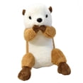 thumbnail image 1 of Animal de peluche de nutria marina, decoración del hogar, regalo de cumpleaños, juguete de peluche de nutria para 30 centimetros, 1 of 9