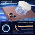 thumbnail image 5 of for iPhone 11 Pro Max Case, Compatible with MagSafe, Matte Luxury Soft Metallic Luster for Women Girls with Full Camera Lens Protection Shockproof Slim Phone Case, Pink, 5 of 14