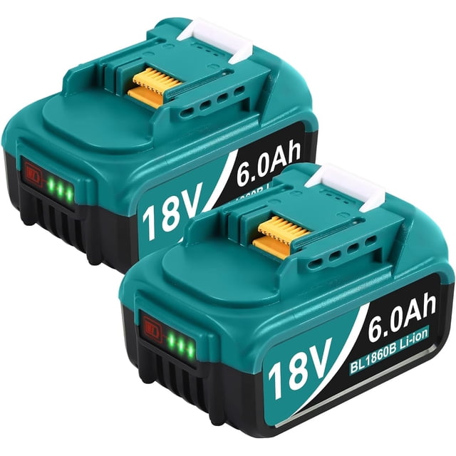 Batería Twupixy 18V 6.0Ah recargable para Makita BL1860B