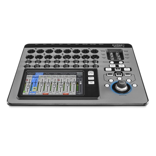 Mezcladora Digital Compacta QSC TOUCHMIX-16 de 16 Canales Wi-Fi Incluye Estuche de Transporte
