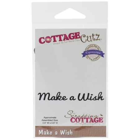 CottageCutz Expressions Die-Make A Wish 3.4"X.6", Pk 2, CottageCutz