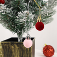 thumbnail image 4 of 24pcs 2cm Flocked Christmas Balls Ornaments Mini Christmas Balls Ornaments Christmas Tree Hanging Christmas Decorations, 4 of 8