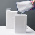 thumbnail image 4 of 35oz Laundry Detergent Dispenser Container TeqHome 1 Pack Liquid Laundry Dispenser for Laundry Room with Waterproof Labels, White, 4 of 13