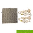 thumbnail image 3 of 2pcs/3pcs Bird Perch Stand With Chewing Toys, Parrots Cardboard Platform Playground, Bird Paw Grinding Stand, Climbing Ladder For Parakeet Cockatiel ﻿, 3 of 9