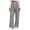 Gray#sweat pant for women, variant on Women's Tall Wide Leg Sweatpants Casual Drawstring Elastic Waist Waffle Sweatpant Fall Winter Athletic Trousers with Pockets Navy,XL