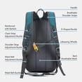 thumbnail image 4 of Outdoor Cycle Hiking Backpack Water Resistant Travel Backpack 20L Mountaineering Backpack, 4 of 5