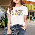 thumbnail image 3 of FDDMis Fitted Tops Girls Tops Size 10-12 Tshirts T-shirts Baby Girls Clothes Teen Junior Girls, White 10-11 Years, 3 of 8