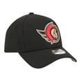 thumbnail image 3 of Youth New Era Black Ottawa Senators 9FORTY A-Frame Adjustable Hat, 3 of 7