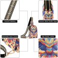 thumbnail image 6 of FORMRS Womens Crossbody Sling Bag Travel Daypack Shoulder Chest Backpack, Colorful Abstract Eagle, 6 of 7