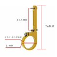 thumbnail image 3 of Adapter Aluninum CNC Aluminum Shifter Bracket Alloy Shifter For Brompton Shifter Adapter Aluminum Alloy Purplue, 3 of 9