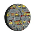 thumbnail image 2 of Balery Funny Construction Tire Covers - Tough Tire Wheel Protector for Truck, SUV, Trailer, Camper, RV -14 inch, 2 of 8