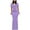 Purple, variant on Bigersell Women's Maxi Bodycon Dress Casual Summer Solid Color Round Neck Short Sleeve Long Bodycon Dress Evening Gown Club Party Fishtail Pencil Dresses Beach Sundresses, Pink M