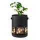 thumbnail image 5 of Bolsa de de , para s, ventana visual, s de tela de aireación resistentes, duraderas, reutilizables Negro 35x45cm Gloria titular de cultivo de patatas, 5 of 8