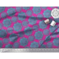 thumbnail image 3 of Soimoi Rayon Fabric Floral Mandala Print Sewing Fabric Yard 42 Inch Wide, 3 of 3