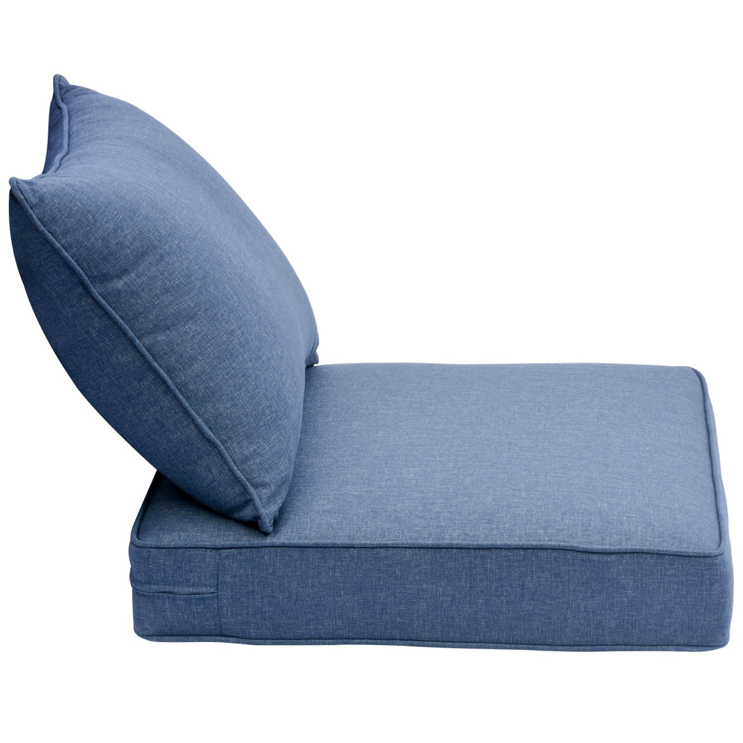 Ovios Back and Seat Cushion Set for Outdoor Furniture, 2-Piece Replacement Cushions for Deep Seating Patio Chair, Outside Pads for Porch, Deck and Garden Seats