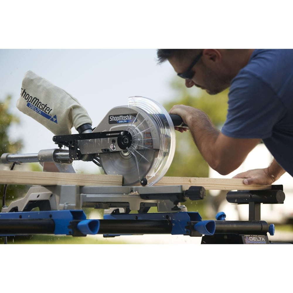 Delta Shopmaster 120V 15A 10In Compound Sliding Miter Saw
