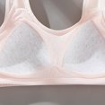 thumbnail image 4 of OGLCCG Girls Athletic Sports Seamless Bra Breathable Thin Wireless Wide Straps Bras with Removable Pads Ultra Comfort Bralette Stretch Underwear, 4 of 6