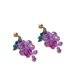 thumbnail image 2 of Sonducket 1 par de pendientes de aleación de zinc, pendientes de compromiso, joyería tipo 4 insectos Ropa, zapatos y accesorios Miscelánea Tipo 6 Uva Sonducket AP011280-02, 2 of 6