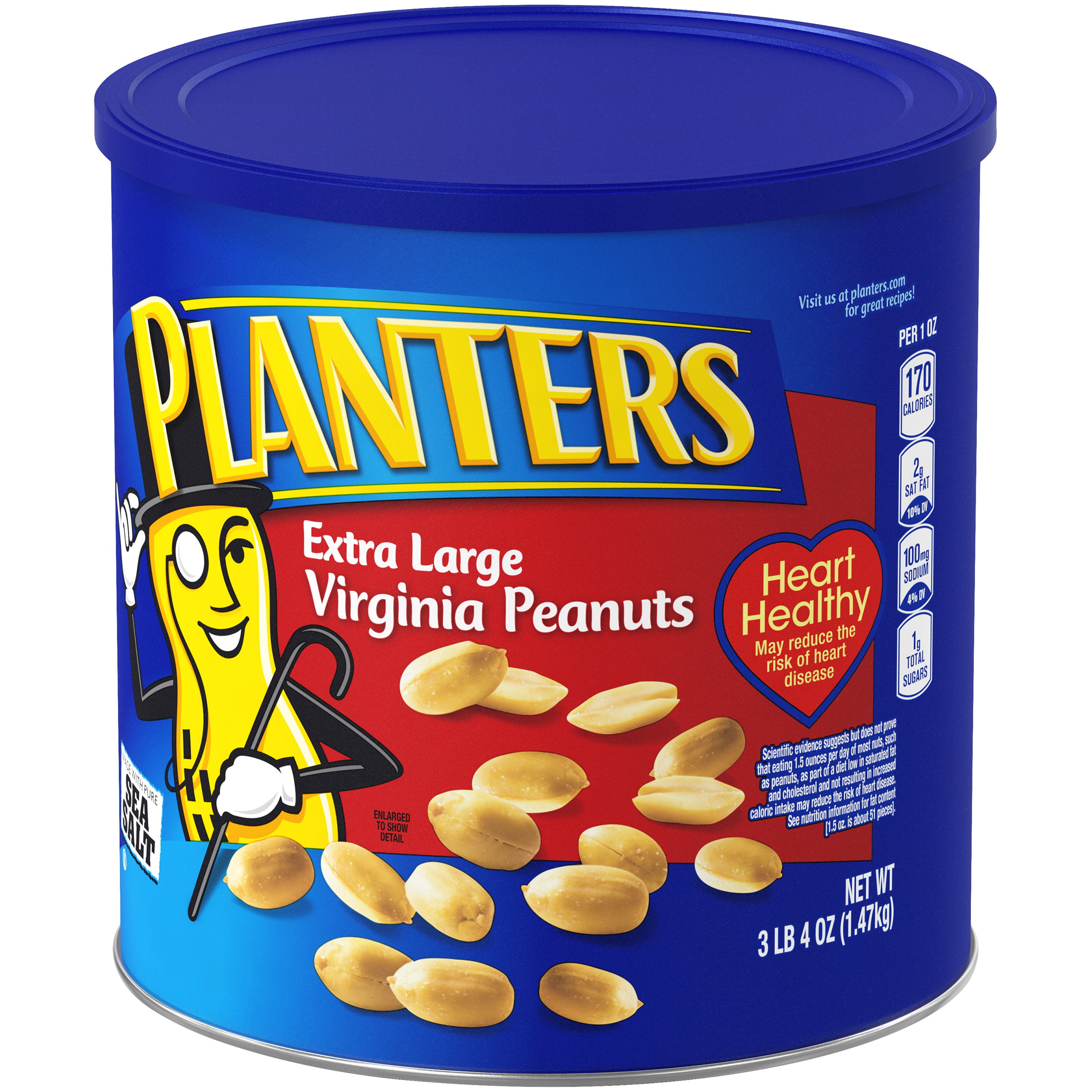 Planters Extra Large Virginia Peanuts, Ceramic Garden Planters Extra Large Virginia Peanuts